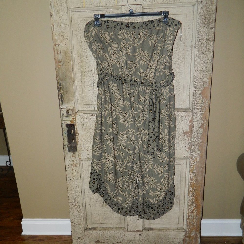 Cato Plus Size Desert Dream Dusky Green Jumper Romper Size 26/28W (S-22)